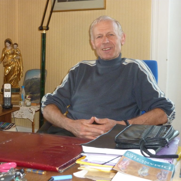 René Pichon, un retraité actif et heureux.