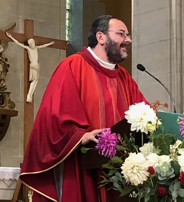 Yann VAGNEUX en visite à la paroisse des 12 Apôtres le 25 juillet 2024