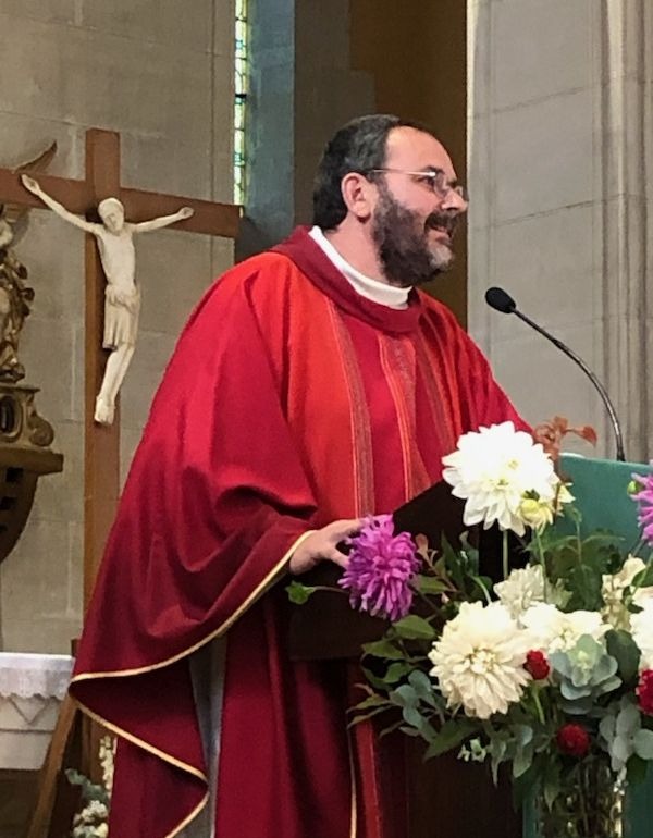 Yann VAGNEUX en visite à la paroisse des 12 Apôtres le 25 juillet 2024