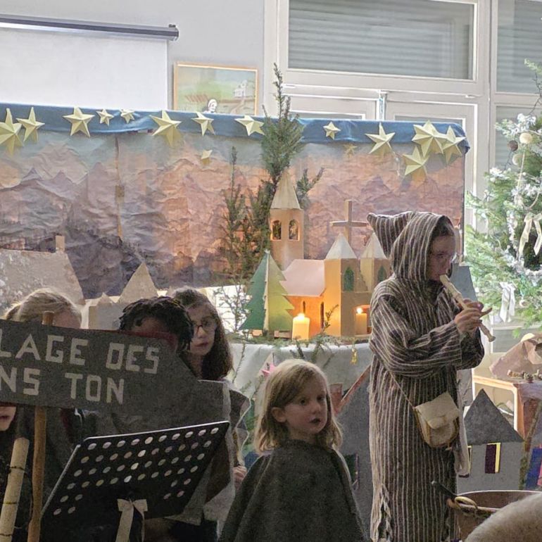 Un conte de noël au patronage Bienheureux Camille à la maison Saint JO