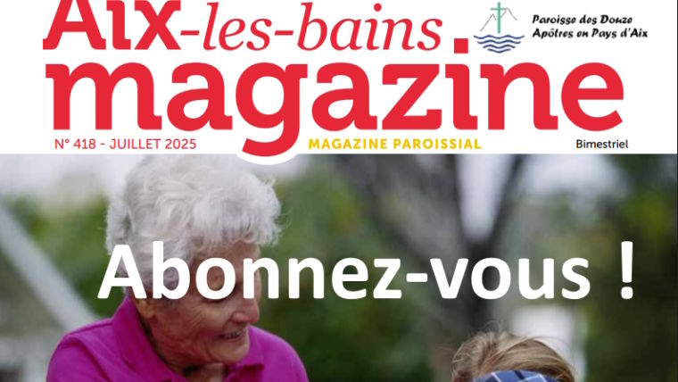 Abonnez-vous au journal paroissial