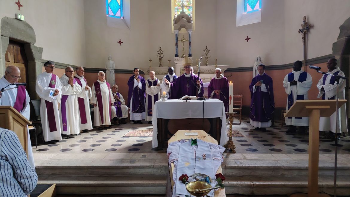 Messe de sépulture du Père Emile Allard