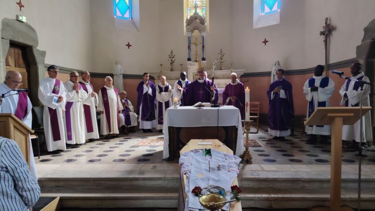 Messe de sépulture du Père Emile Allard