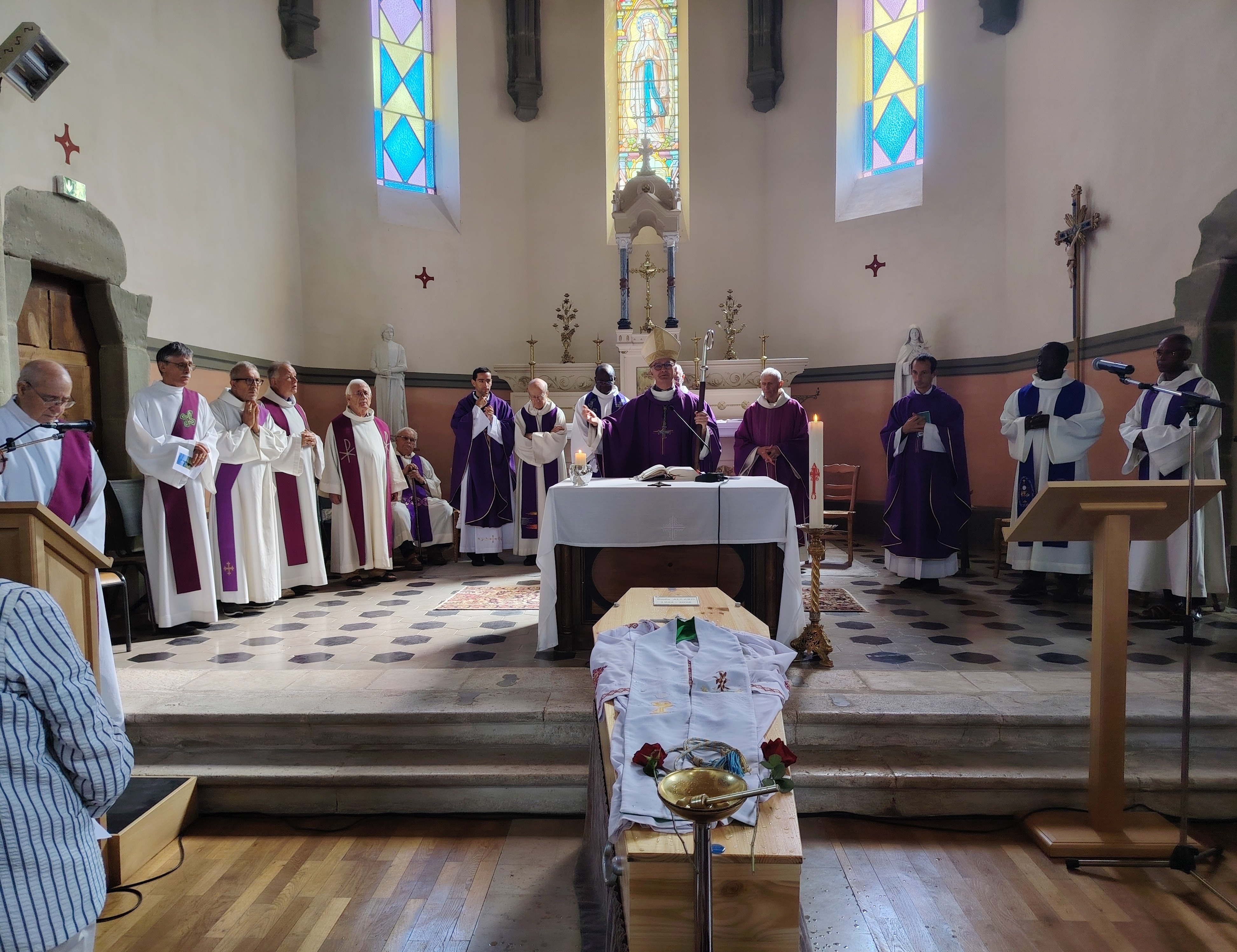 Messe de sépulture du Père Emile Allard
